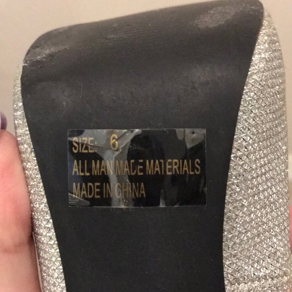Quipid Silver Glitter Heels - Picture 7 of 8